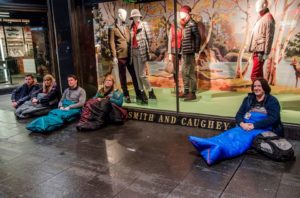 Big Sleep Out protest ban on begging