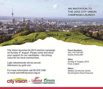 Campaign Launch Sunday 4 August