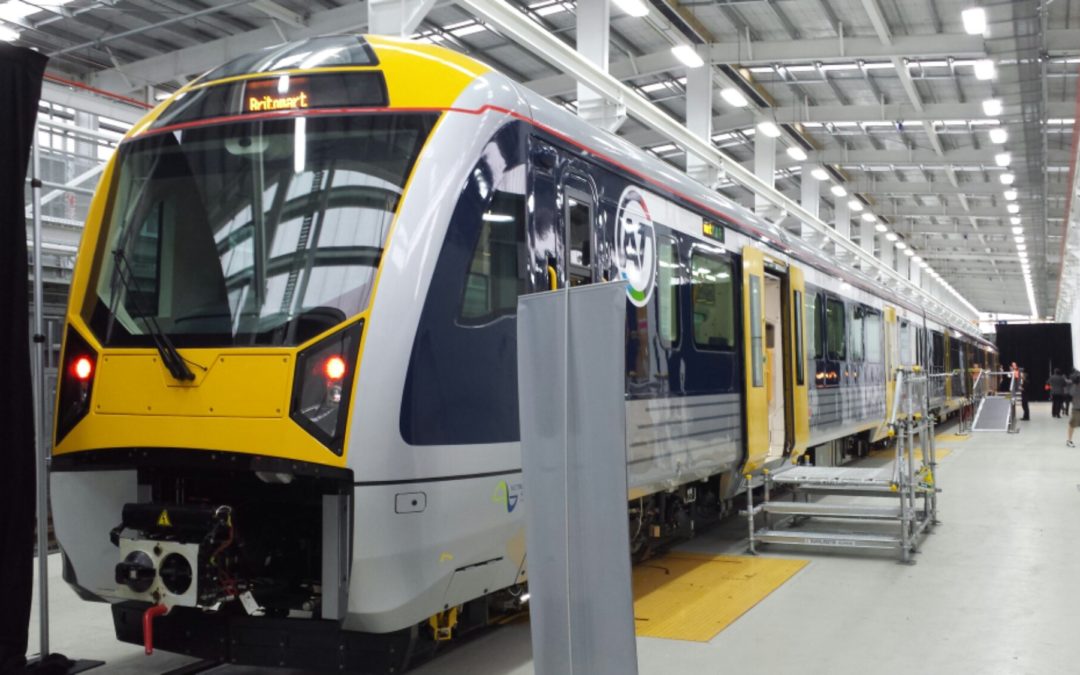 Auckland’s first electric train unveiled