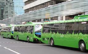 Public Transport buses at Britomart