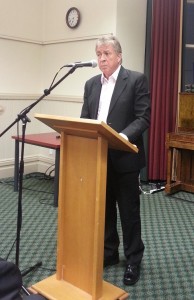 Mike Lee at the meet the candidates event in Parnell 