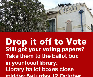Final days to vote – head to the library