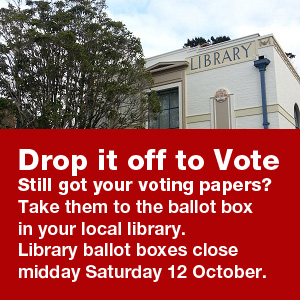Final days to vote – head to the library