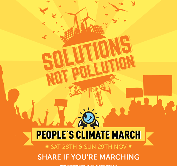 People’s climate march Saturday 28 November