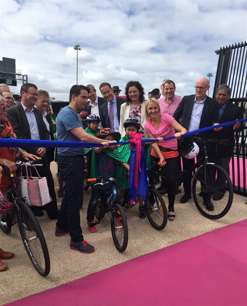 Light Path Cycleway opening ceremony