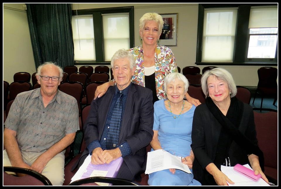 Auckland Development Committee chair Penny Hulse with members of the Seniors Advisory Panel panel (L to R) Russel Rigby, Richard Northey, Judy Blakey and Margaret Devlin (Chair)