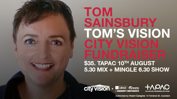 Tom’s vision City Vision’s fundraiser