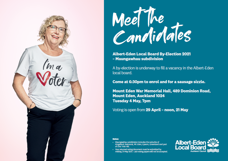 Meet the Candidates – this Tuesday